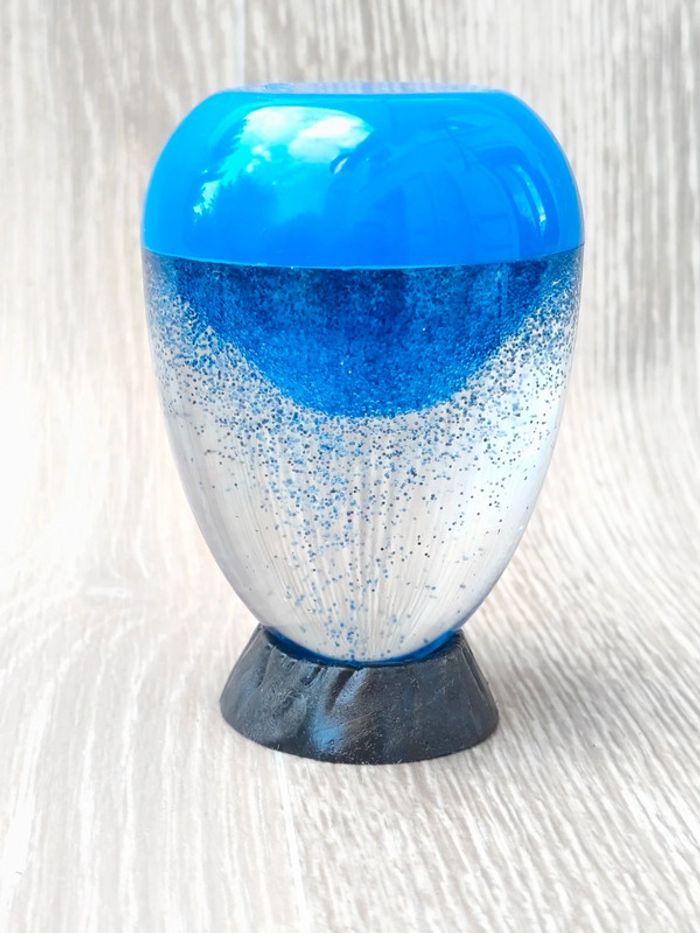 Sablier volcan bleu - photo numéro 4