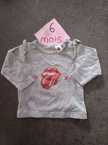 T-shirt Rolling stones 6 mois