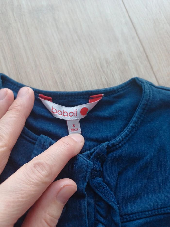 Veste bleu marine boboli 3ans - photo numéro 2