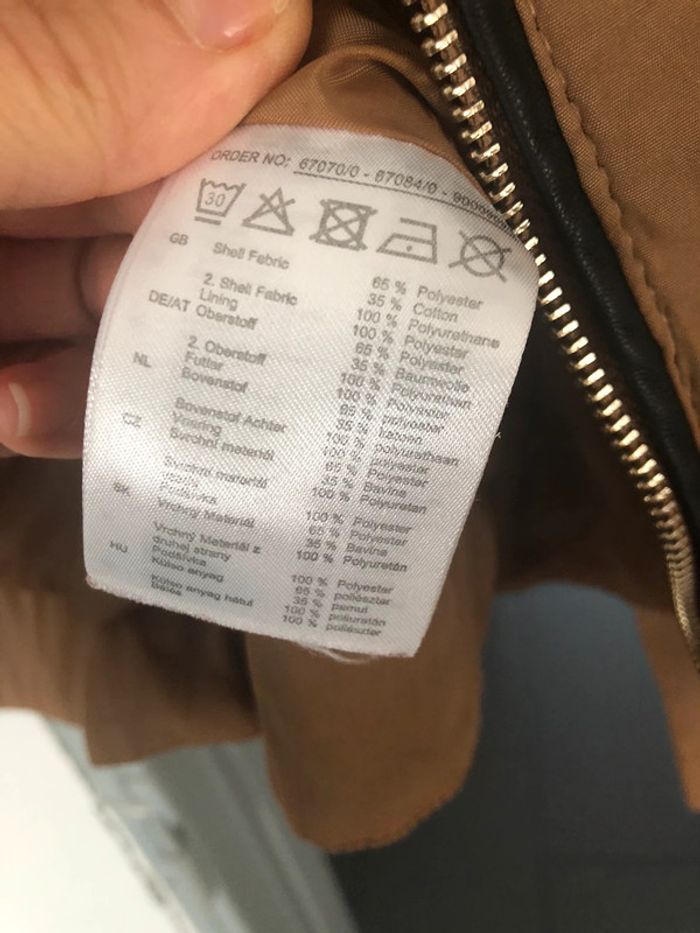 Flame - veste femme bi matière taille S - photo numéro 7