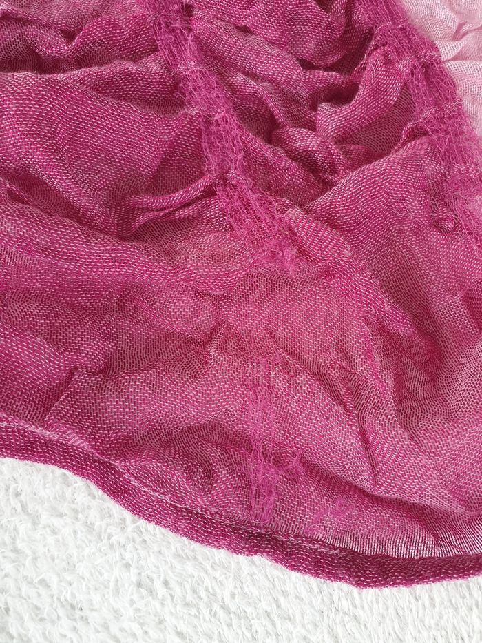 Echarpe foulard rose - photo numéro 7