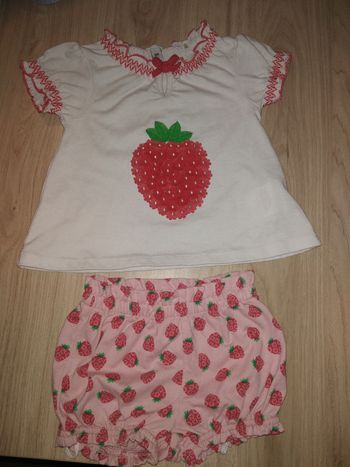 Ensemble fille été 6 mois