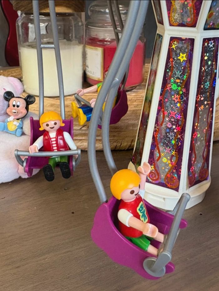 Lot 8 personnages playmobil avec manège - photo numéro 6