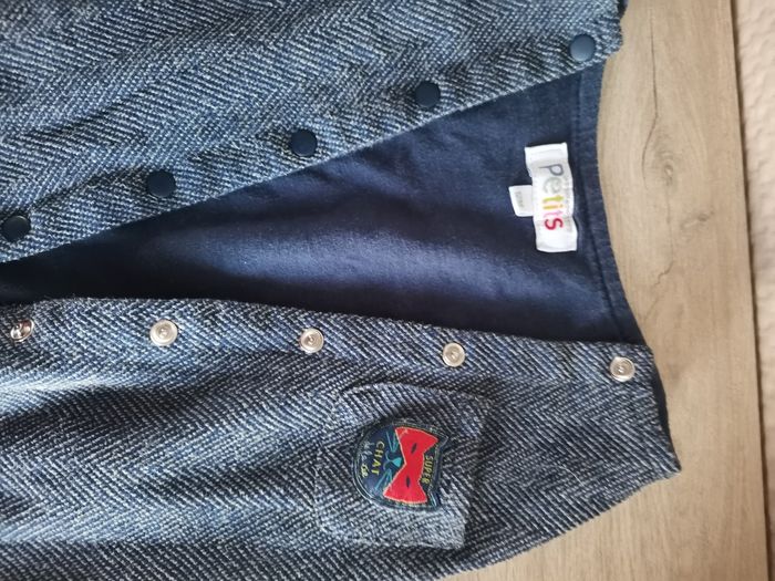 Ensemble 12 mois la compagnie des petits bleu / jean - photo numéro 9