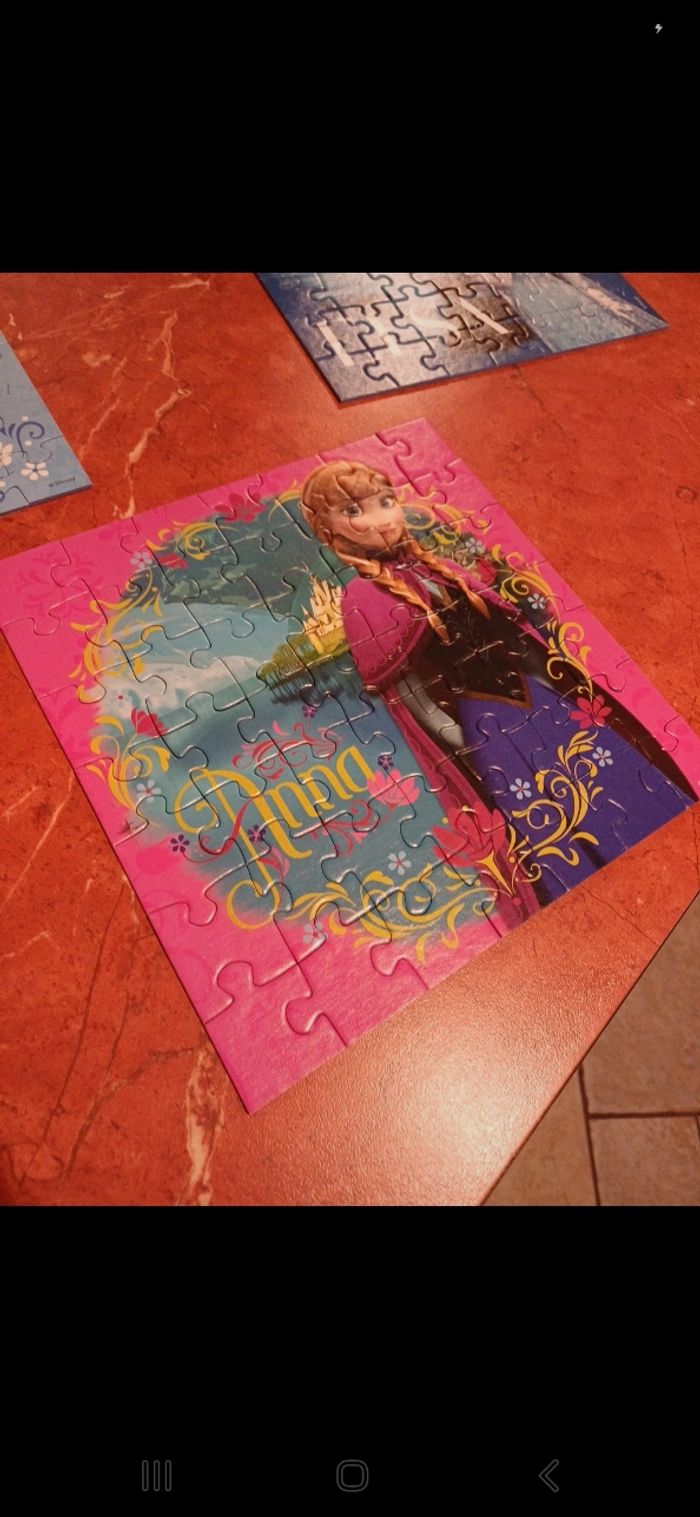 Ensemble de puzzles Reine des neiges - photo numéro 4