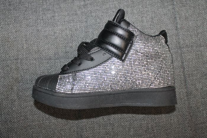 baskets à paillettes noires 36 - photo numéro 2