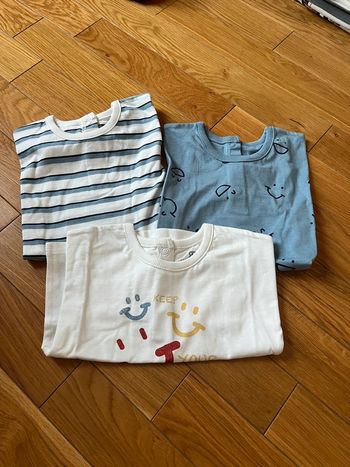 3 T-shirts manches longues neufs
