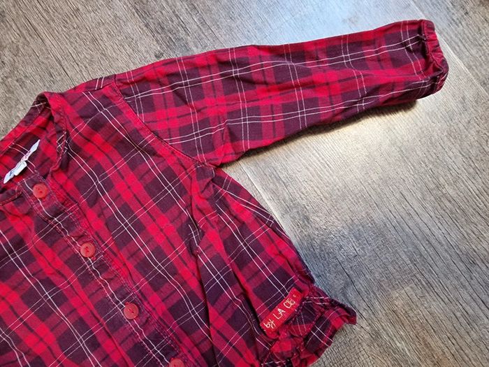Chemise à carreaux 12 mois - photo numéro 3
