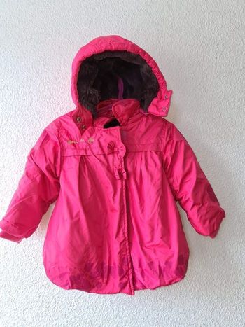 manteau rose fourré Orchestra