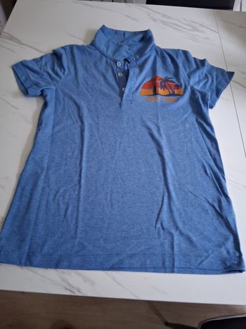 Polo " tex " bleu " t- 11-12 ans 