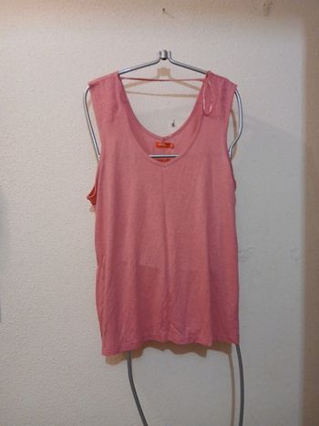 Débardeur rose neuf " tissaia " taille xxl