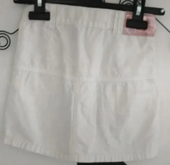 Jupe en jean blanc La compagnie des petits taille 4 ans - photo numéro 3