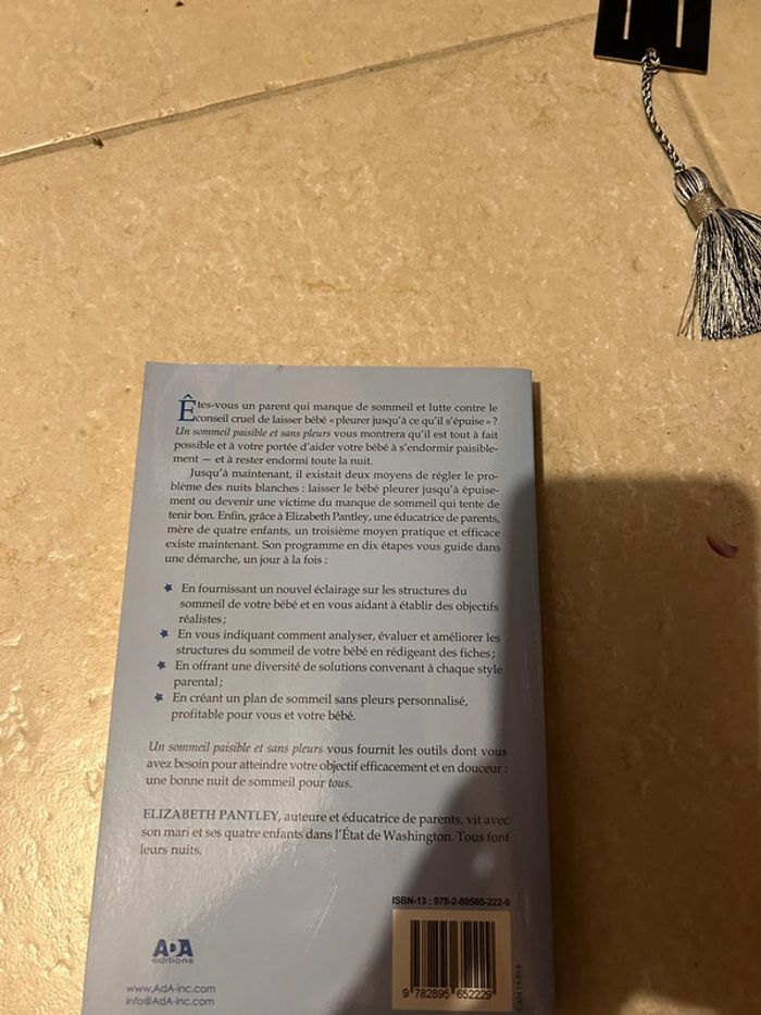 Livre un sommeil paisible et sans pleurs - photo numéro 2