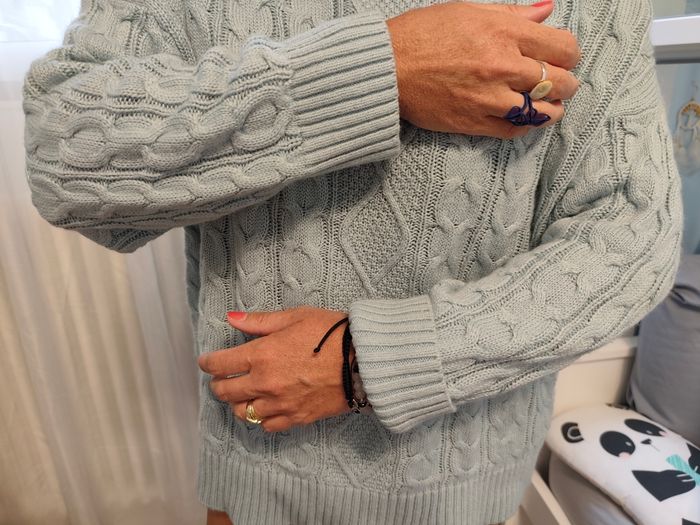 Pull rainbow bleu clair 40 42 - photo numéro 3