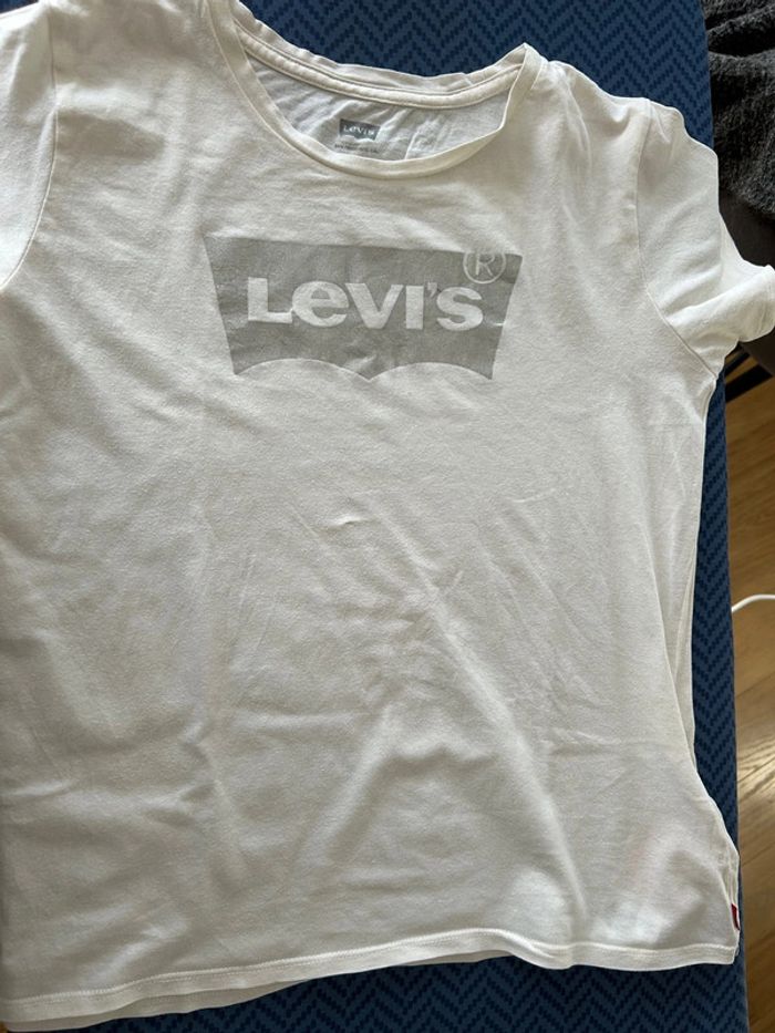 Levi’s tee shirt manche courte crème 12-14 - photo numéro 2