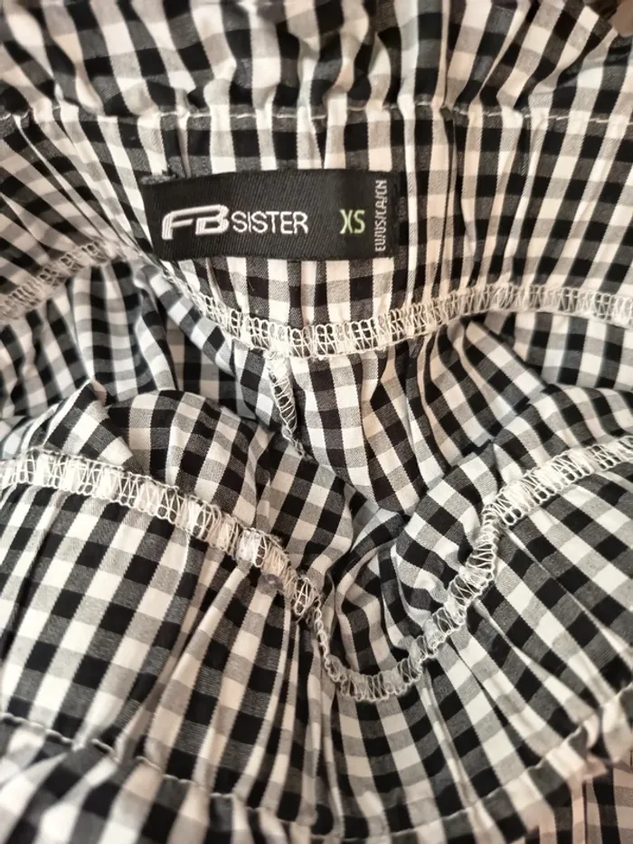 Mini jupe vichy FBSister (A267) - photo numéro 3