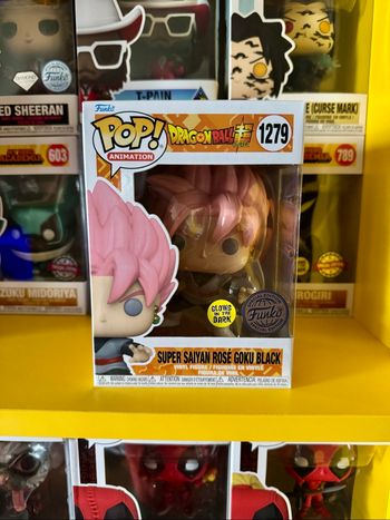 Funko Pop! Animation 1279 - Dragon Ball Super - Super Saiyan Rosé Goku Black - Glows In The Dark - Funko Special Edition