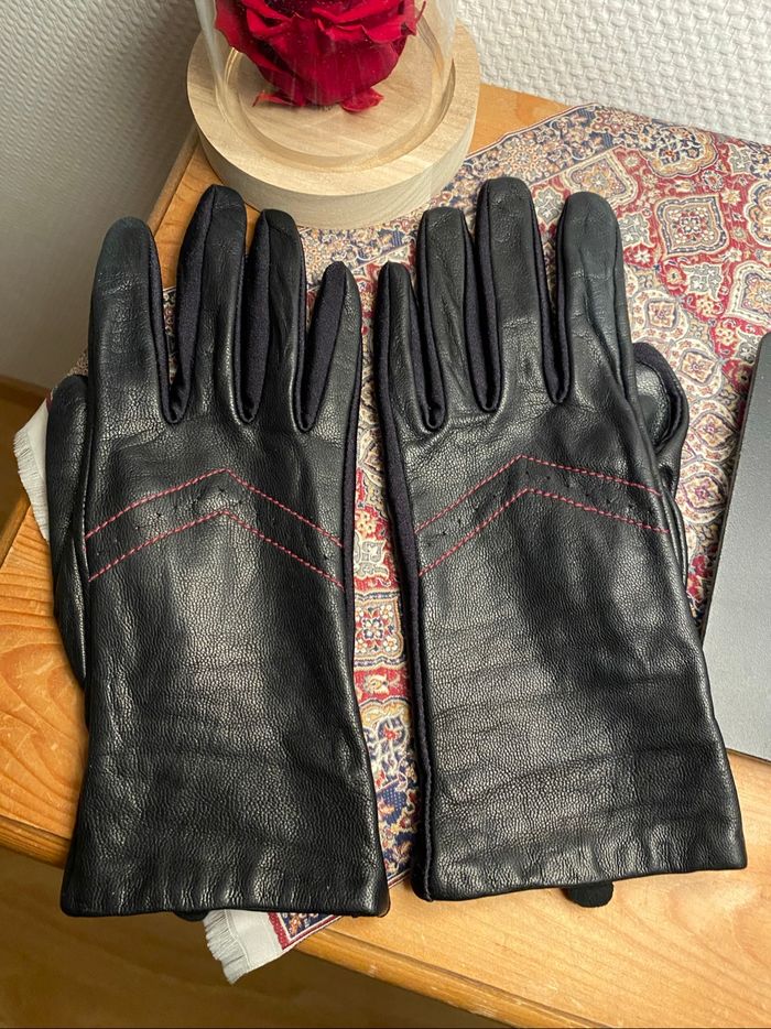Gants Isotoner femme cuir de chèvre - photo numéro 2