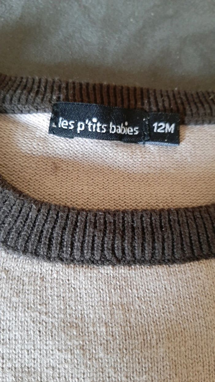 Pull bébé garçon 12 mois - photo numéro 3
