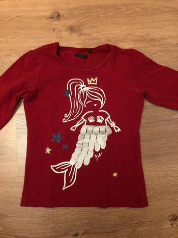 Tee-Shirt manches longues fille sirène Ikks 6 ans