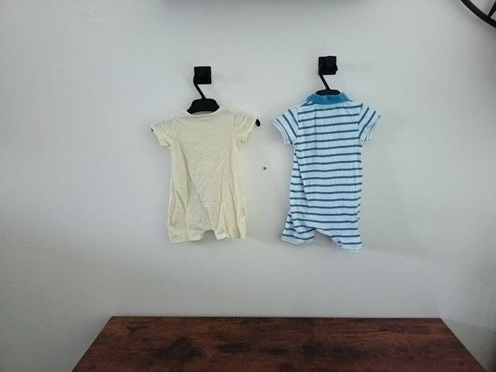 Lot 2 combishorts grain de blé 6 mois - photo numéro 2