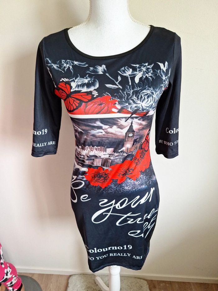 Robe manches 3/4 TU #FTU-020