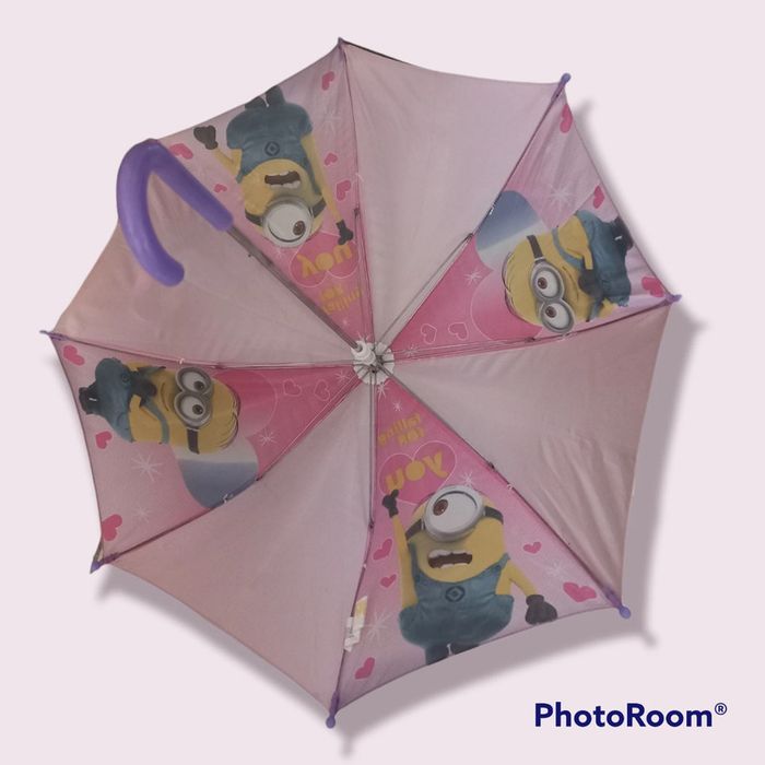 Parapluie minion rose - photo numéro 2