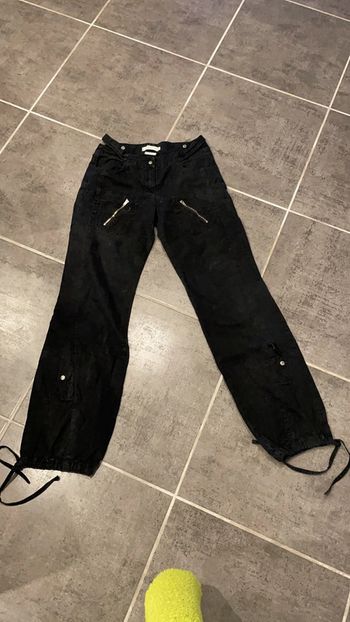 Pantalon noir cache cache 38
