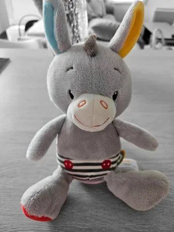 Peluche musicale Âne