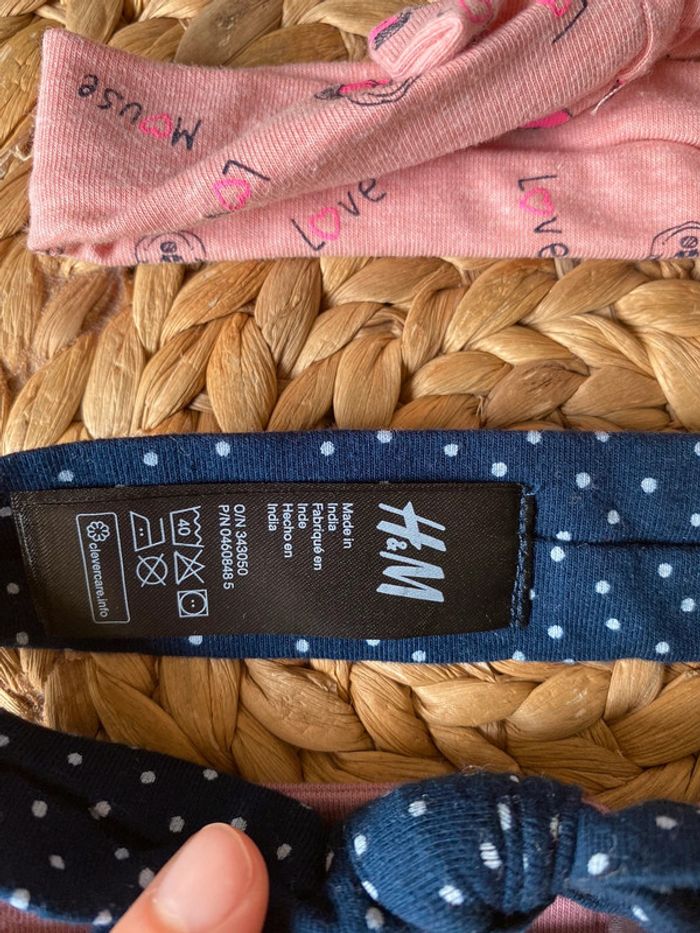 Lot 3 bandeaux bébé fille - photo numéro 4