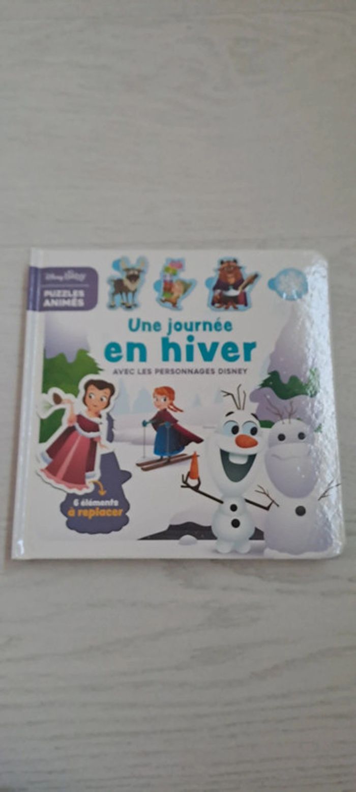 Livre puzzles animés disney baby