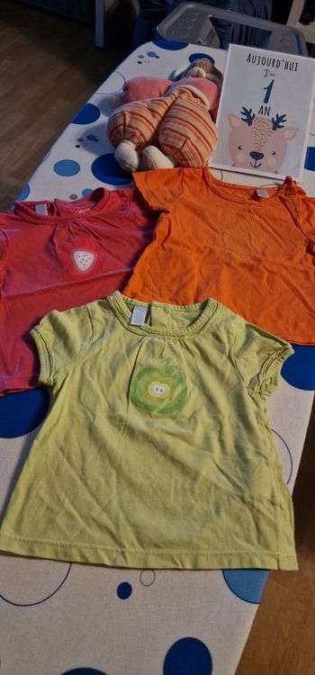 Lot de 3 tee-shirts manche courte