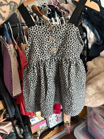 Robe écolière léopard Zara