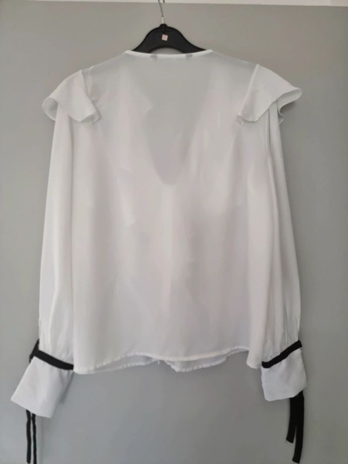 Chemisier blanc - Zara - Taille M - photo numéro 5