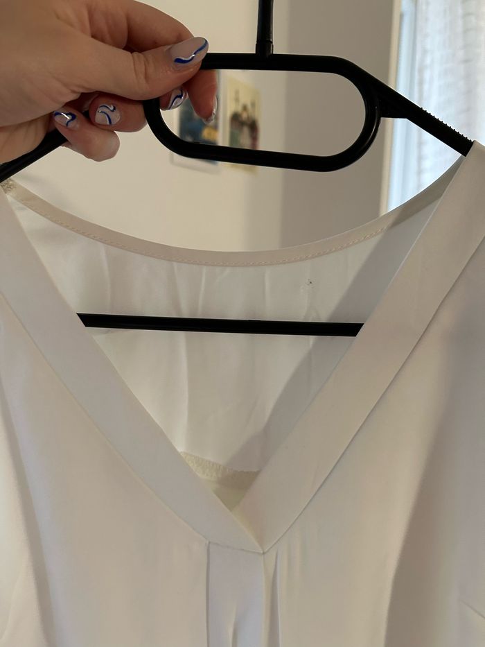 Blouse blanche débardeur blanc - taille XL - Shein - photo numéro 3