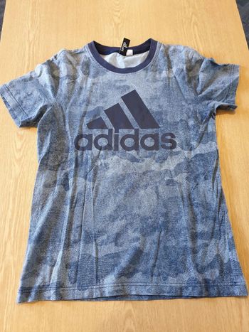 Tshirt homme Adidas M bleu marine/bleu ciel