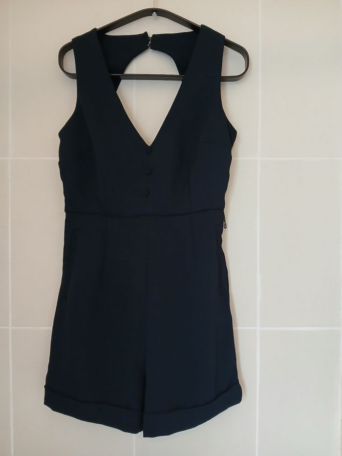 Combishort dos nu bleu foncé Kookaï - photo numéro 2