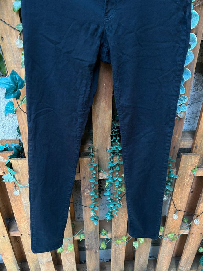 Jean slim noir legging naf naf pep40 - femme taille 40 - photo numéro 3