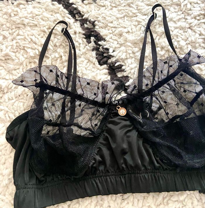 Soutien gorge noir en dentelle m - photo numéro 4
