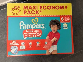 Pampers pant taille 6