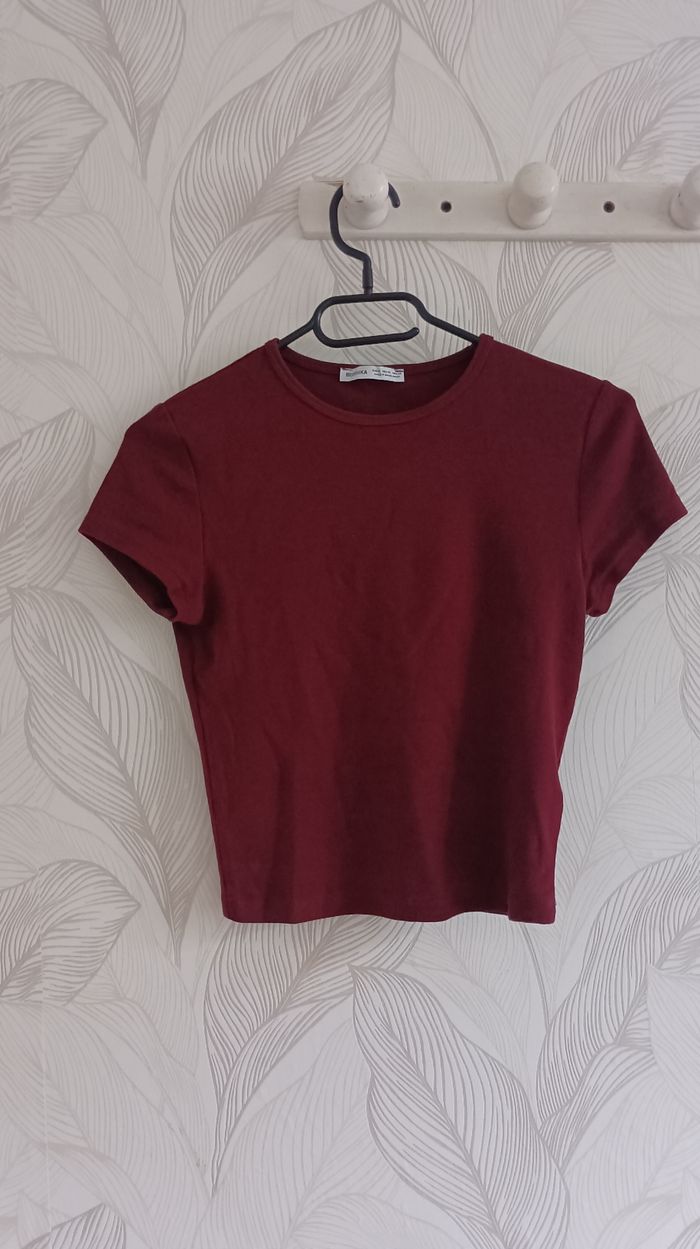 Tee-shirt court femme M