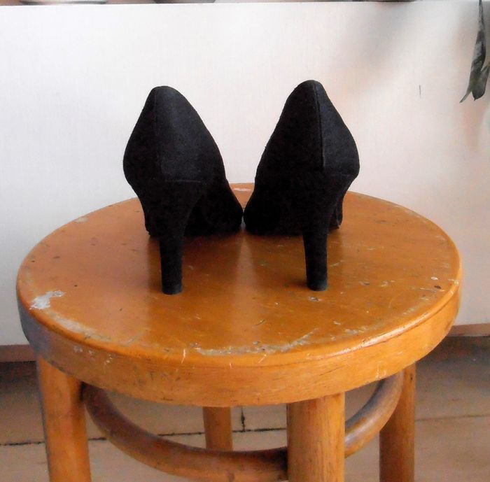 Escarpins noirs, Mia Moda, pointure 37, chaussures à talons - photo numéro 6
