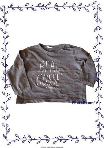 🌈 T-shirt garçon "Kiabi" 12 mois 🌈