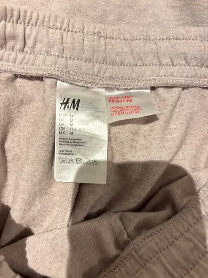 Pantalon de jogging H&M beige clair – Taille M - photo numéro 5