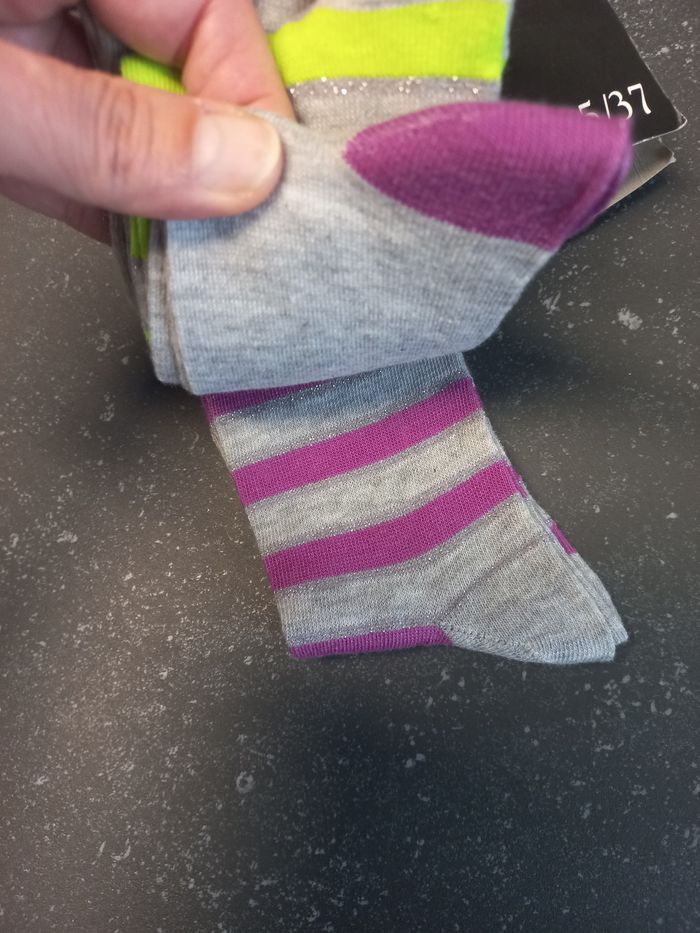 4 paires de chaussettes neuves 35/37 - photo numéro 6