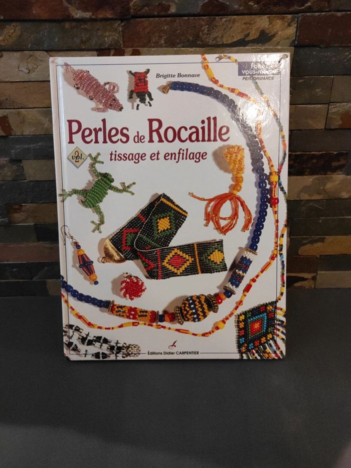 Perles de rocaille, tissage et enfilage v.2