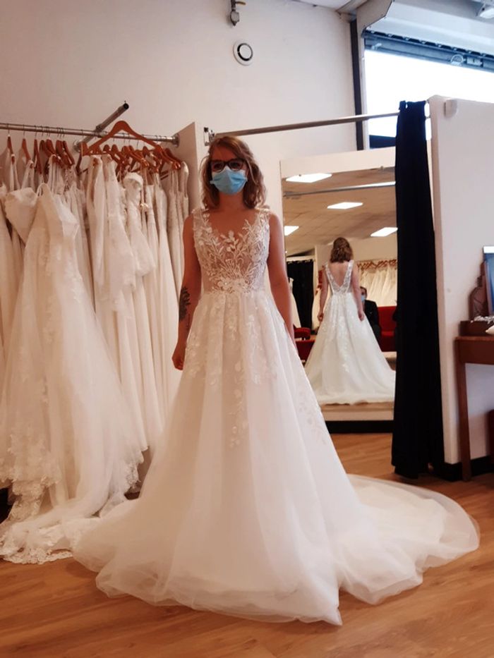 Robe de mariée + jupon