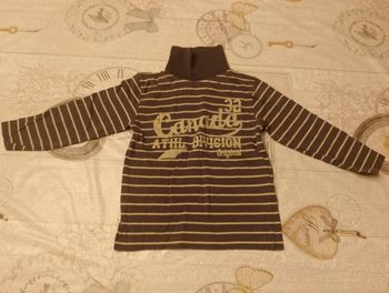 Tee shirt col roulé 5 ans