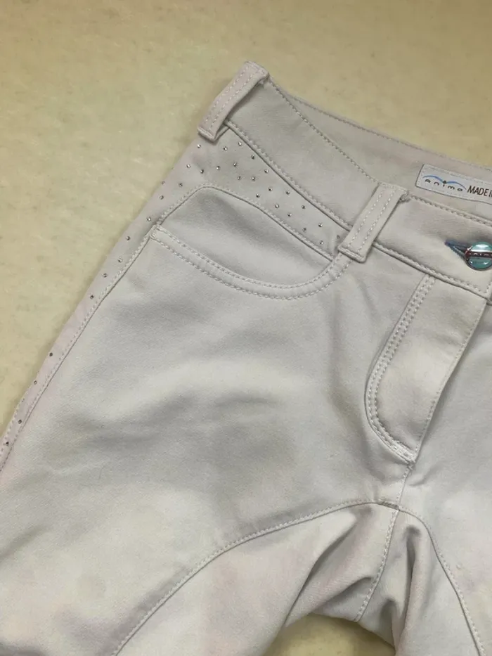 Pantalon concours Animo Italia I38 D-32 Blanc Très Bon État - photo numéro 6