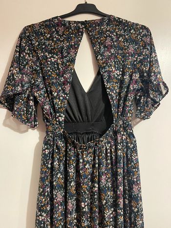 Robe longue fleurie